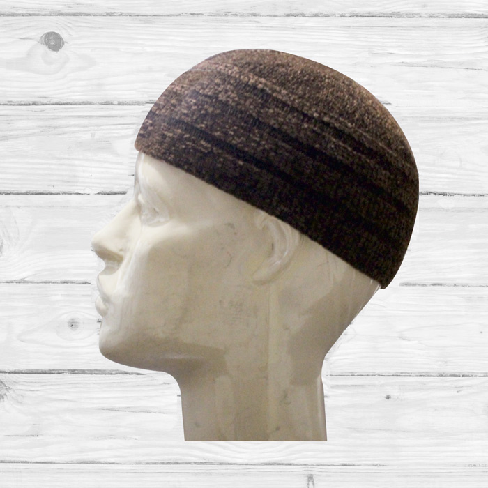 Velvet Striped Prayer Skullcaps 