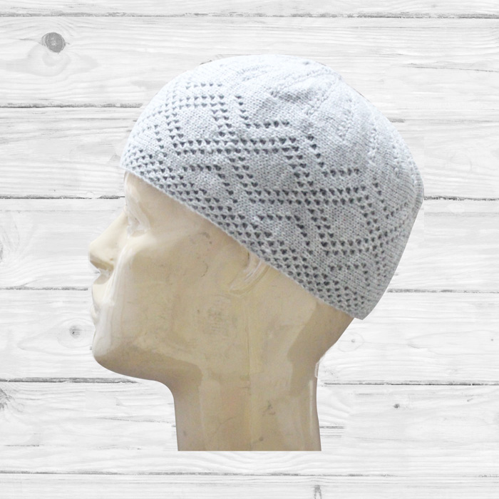 Acrylic Patterned Prayer Skullcap 