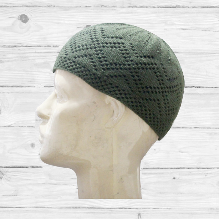 Acrylic Patterned Prayer Skullcap 