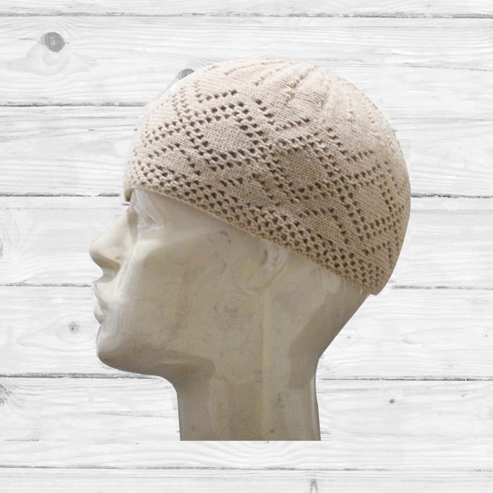 Acrylic Patterned Prayer Skullcap 